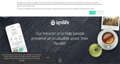 Desktop Screenshot of ignilife.com